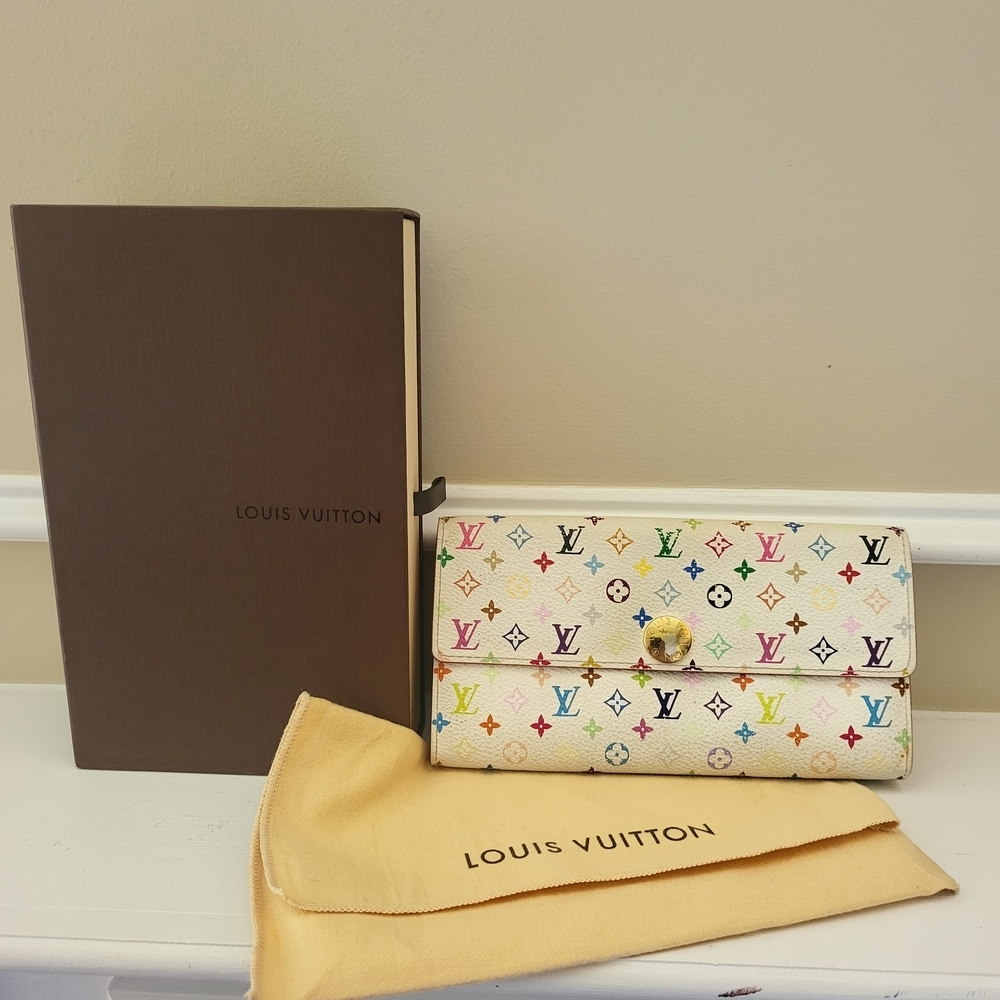 Louis Vuitton X Takashi Murakami Large Wallet, Authentic.. France 2006